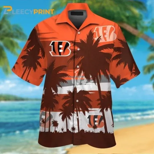 Discover Cincinnati Begalls Palm Island Trees Tropical Hawaiian Shirt, Gift for Fan