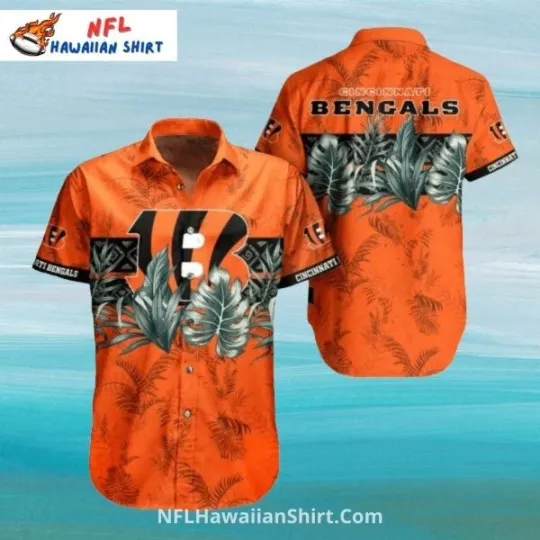 Discover Cincinnati Begalls Aloha Hawaiian Shirt With Green Leaf Design , Gift for Fan