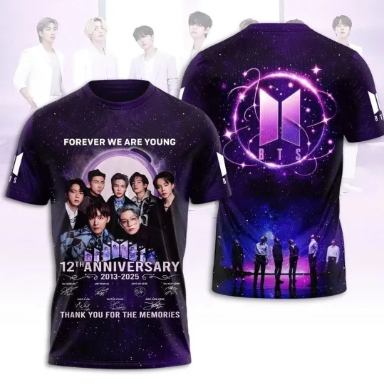 BTS Festa We Are Back 2025 3D T-Shirt