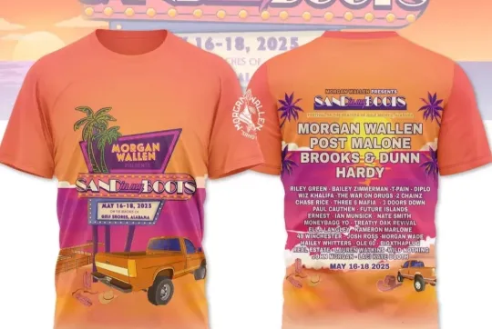 Wallen Western Sand In My Boots 3D T-Shirt