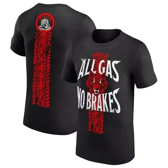 Jacob Fatu All Gas No Brakes Wrestling Entertainment 2025 T-Shirt 3D