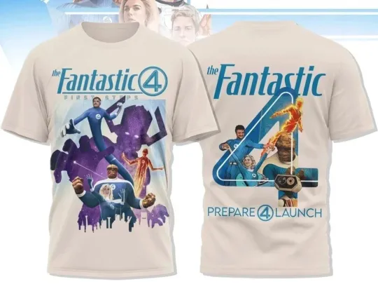 The Fantastic Four First Steps Prepare 4 Lauch 3D T-Shirt