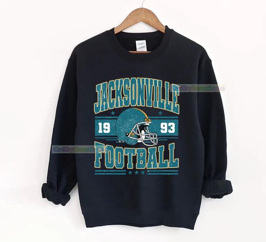 Discover Vintage Jacksonville Football Sweatshirt, Game Day Jacksonville Fan Gifts