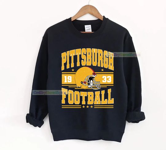 Discover Vintage Pittsburgh Football Sweatshirt, Game Day Pittsburgh Fan Gifts