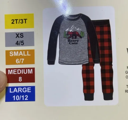 Discover NEW-Holiday FamJams Kid's Unisex Pajama Set- Fleece Pants & Long Sleeves