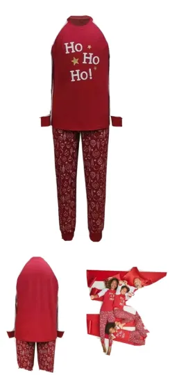NEW Family PJ Matching  Christmas Pajama Ornament Ho Ho Ho 2Pc, Men Size Small