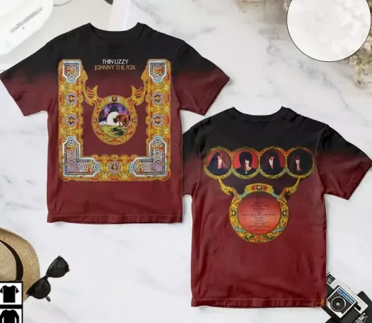 Discover Thin Lizzy Johnny The Fx Studio Album Cover AOP 3D Tee Shirt
