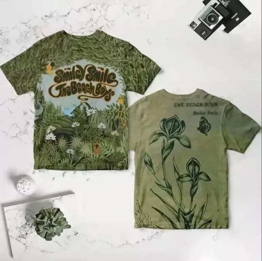Discover The Beach Boys Smile Album Cover AOP 3D T Shirt 3D