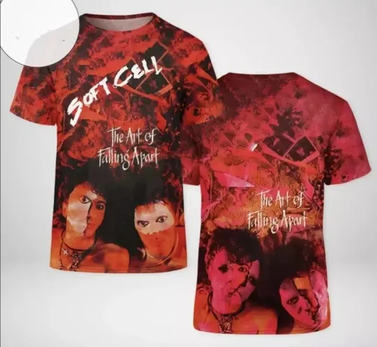 Discover Soft Cell The Art Of Falling Apart Album Cover AOP 3D T-shirt