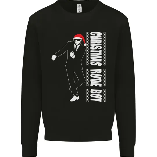Discover Christmas Original Rude Boy 2Tone 2 Tone Mens Sweatshirt Jumper