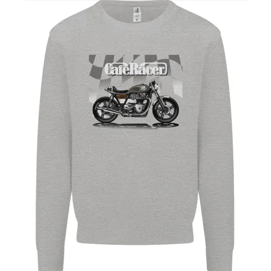 Cafe Racer Motorcycle Biker Men's Sweatshirt
