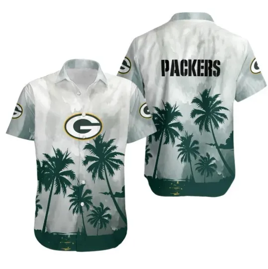 Discover Green Bay Football Island Breeze Summer Aloha Unisex Hawaiian Shirt, Gift for Fan