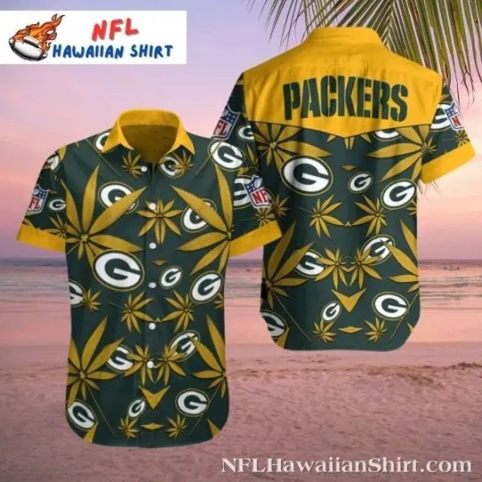 Discover Green Bay Football Aloha Spirit Floral Men’s Hawaiian Shirt, Gift for Fan