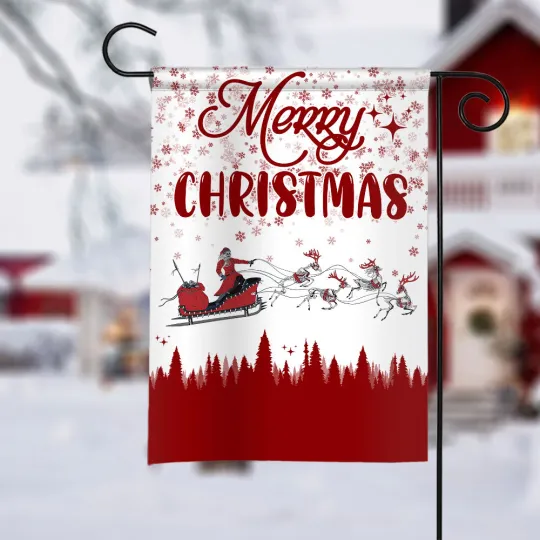 Discover Skeleton Christmas Flag, Skeleton Merry Christmas Flag, Xmas Welcome Flag