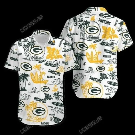 Discover Green Bay Packers Hawaiian Shirt Island Short Sleeve Size S-5XL