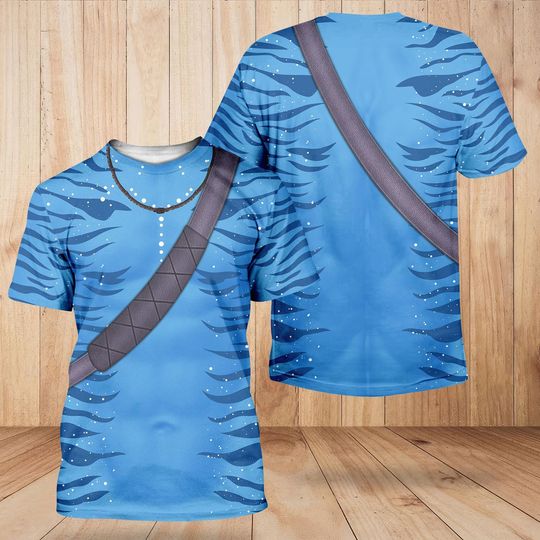 Avatar 3 Jake Sully Costume Shirt, Jake Sully Cosplay Costume Outfit, Tribal Pandora Clothes, Halloween Costume Gift, Gift For Him
