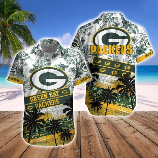 Discover Green Bay Packers Tropical Legacy Summer Aloha Unisex Hawaiian Shirt, Gift for Fan