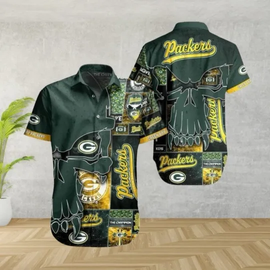 Discover Green Bay Football Champion’s Roar Summer Aloha Unisex Hawaiian Shirt, Gift for Fan
