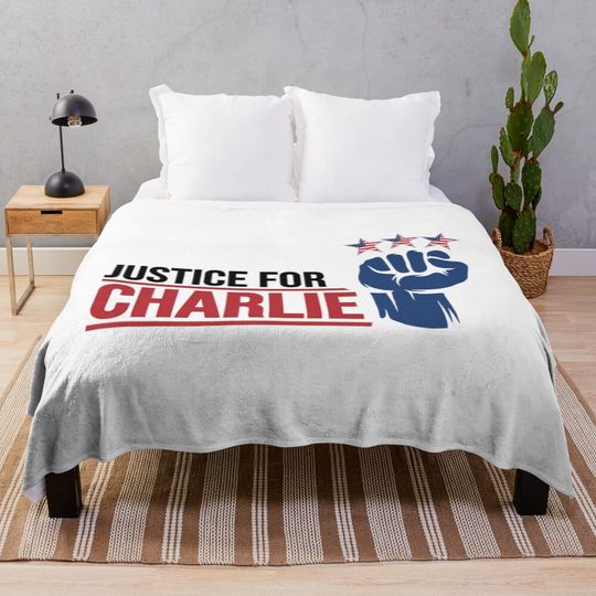 Charlie-Kirk Justice Blanket