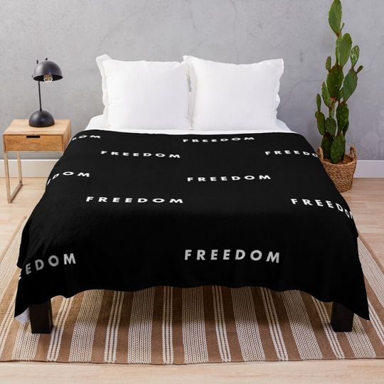 Freedom Charlie Kirk Classic W Blanket