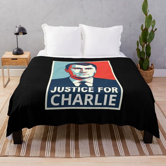 Justice FOr charlie kirk - RIP Charlie Kirk Blanket
