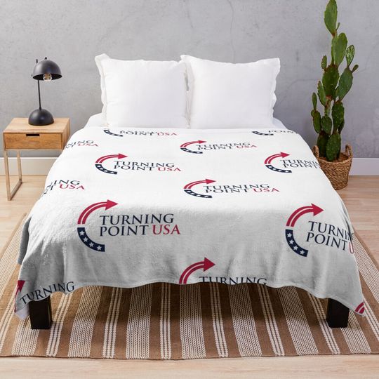 Turning Point USA Charlie Kirk Blanket