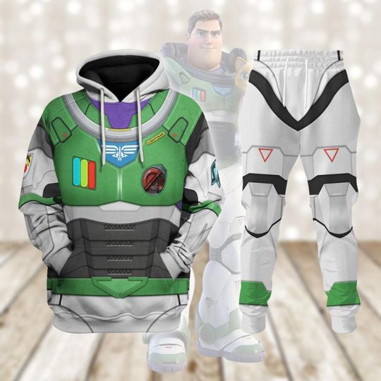 Halloween Buzz Lightyear Cosplay 3D Hoodie Jogger, Disney Toy Story Costume, Disney Halloween Outfits, Disney Friends T-Shirt