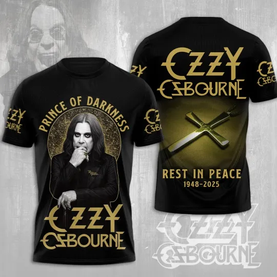Ozzy Osbourne 3D T-Shirt Unisex T-Shirt 3D, gift for fans