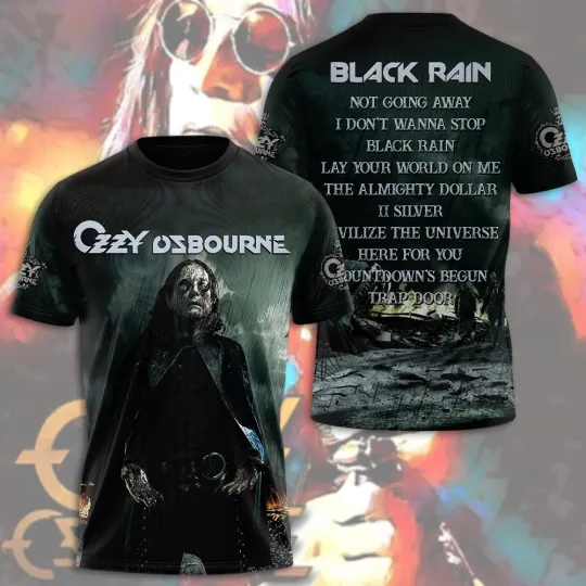 Ozzy Osbourne 3D T-Shirt Unisex T-Shirt 3D, gift for fans