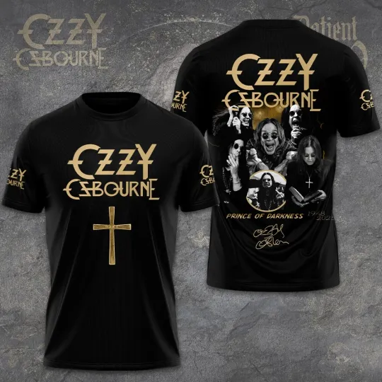 Discover Ozzy Osbourne 3D T-Shirt Unisex T-Shirt 3D, gift for fans