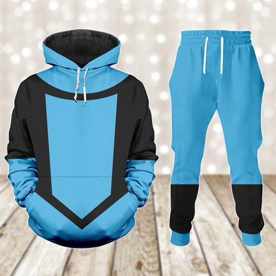 Discover Invincible Mark Grayson 3D Cosplay Hoodies, Invincible Jogger Pants, Superhero Comic Book Halloween Costume, Blue Invincible Fan Shirt