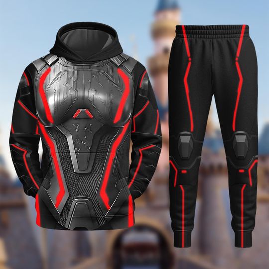 Discover Disney Tron:Athena Halloween Costume 3D Hoodie, Tron Cosplay Costume, Disneyland Trip Tron Athena Halloween Tee, Family Group Matching Shirt