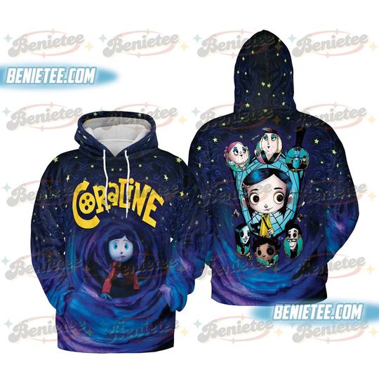 Discover Coquette Halloween Hoodie 3D, Bow Movie Eyes 3D, Fantasy Horror Movie Tee, Scary Movie Fan Shirt, Halloween Cartoon Character T-shirt