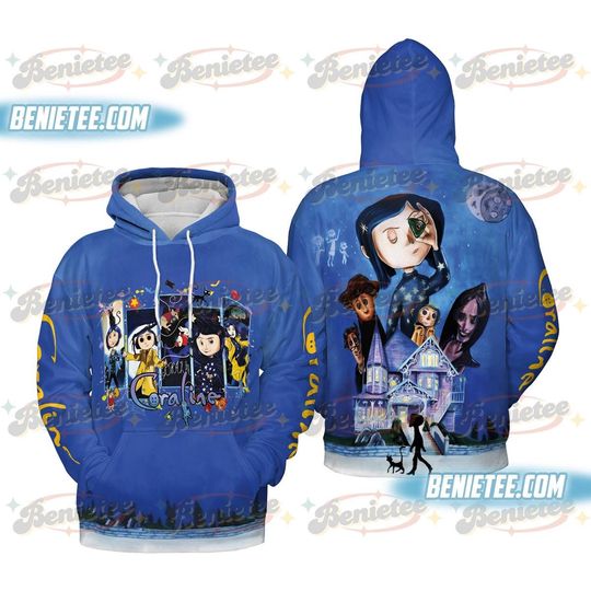 Scary Doll Book Stamps Hoodie 3D, Horror Doll Cartoon Movie Shirt 3D, Cartoon Character Shirt Gift, Retro Halloween Movie Tee