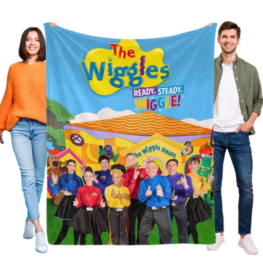 Discover The Wiggles Flannel Blanket for Bed Sofa Couch Office Throw