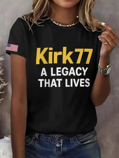 Discover RIP!! Women's Kirk77 A Legacy That Lives T-Shirt