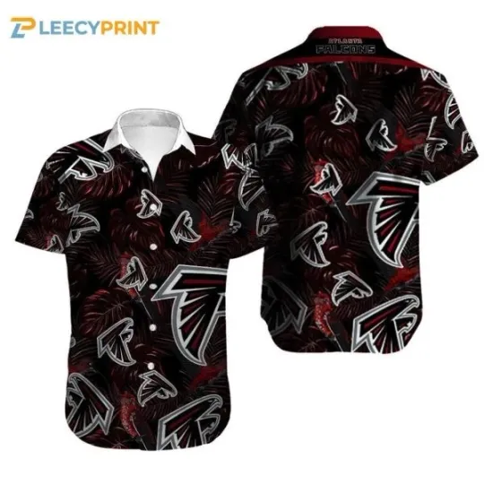 Discover Atlanta Football Whirlpool Black football Men’s Hawaiian Shirt, Gift for Fan