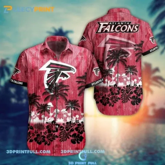 Discover football Atlanta Summer Vintage Hawaiian Shirt, Gift for Fan