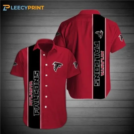 Discover Atlanta Football Classic Vintage Red Hawaiian Shirt, Gift for Fan