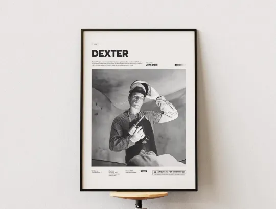 Discover Dexter TV Series Poster Premium Matte Vertical Poster