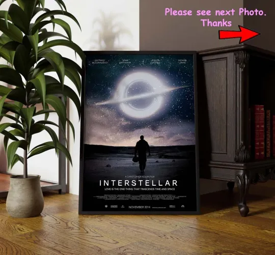 Discover Interstellar Movie Poster, Christopher Nolan Vertical Poster