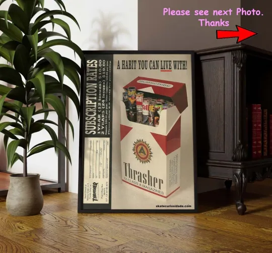 Thrasher Vintage Poster - Premium Matte Vertical Poster for Home & Living