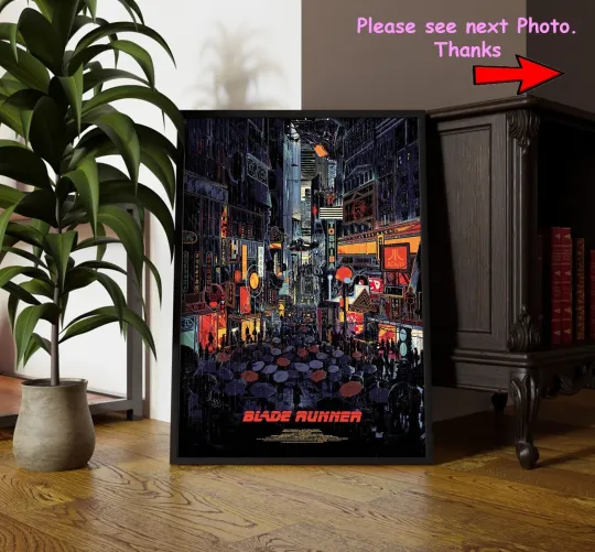 Blade Runner Movie Retro Poster - Vertical Wall Art for Home & Living