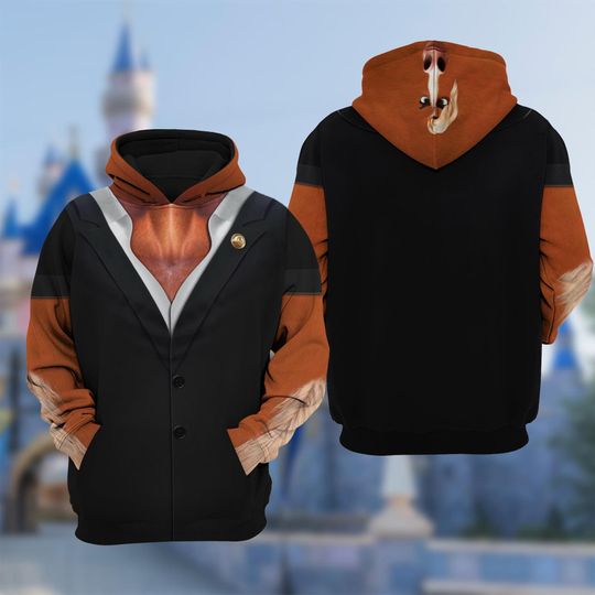 Disney Zootopia 2 3D Hoodie Set, Mayor Winddancer All Over Print Sweatshirt, Disney Costume Hoodie, Mayor Cosplay Outfit