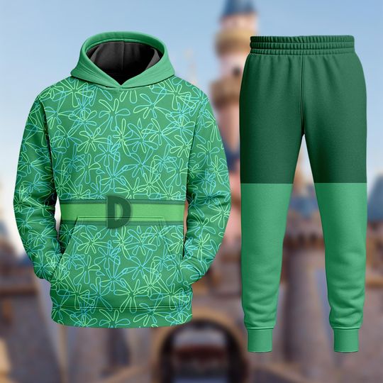 Disgust Inside Out 3D Hoodie Set, Cosplay Costume, All Over Print Gift