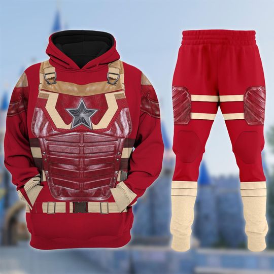 Alexei Shostakov Red Guardian 3D Hoodie, Thunderbolts Sweatshirt, Avengers Superhero Cosplay Tee