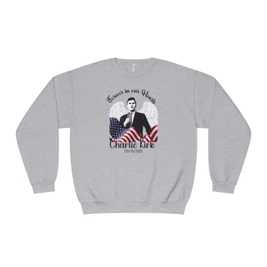 Discover Patriotic Tribute Crewneck Sweatshirt,Charlie