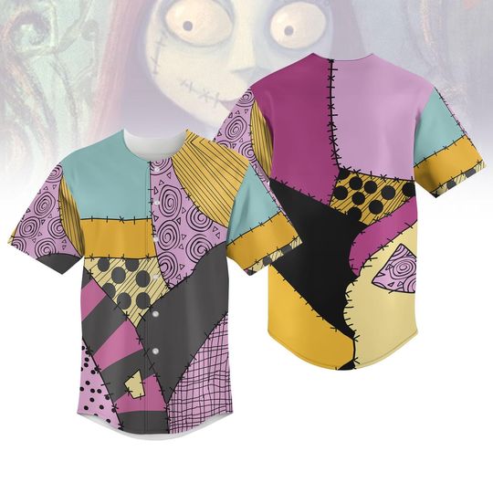Sally Baseball Jersey, Nightmare Before Christmas Shirt, Sally Jersey Shirt, Magic Kingdom Baseball Shirt, Run Disney Costume Cosplay