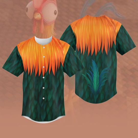 Hei Hei Rooster Cosplay Baseball Jersey, Moana Costume, Hei Hei Moana Baseball Shirt, Princess Movie Shirt, Disney Gift For Her Him