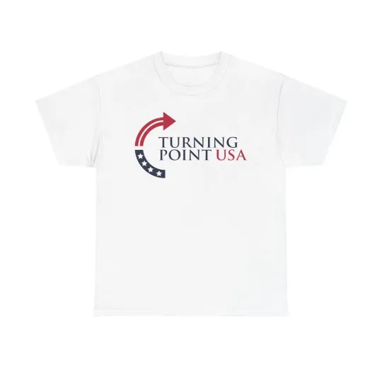 Charlie Kirk Turning Point USA Unisex Heavy Cotton Graphic Tee